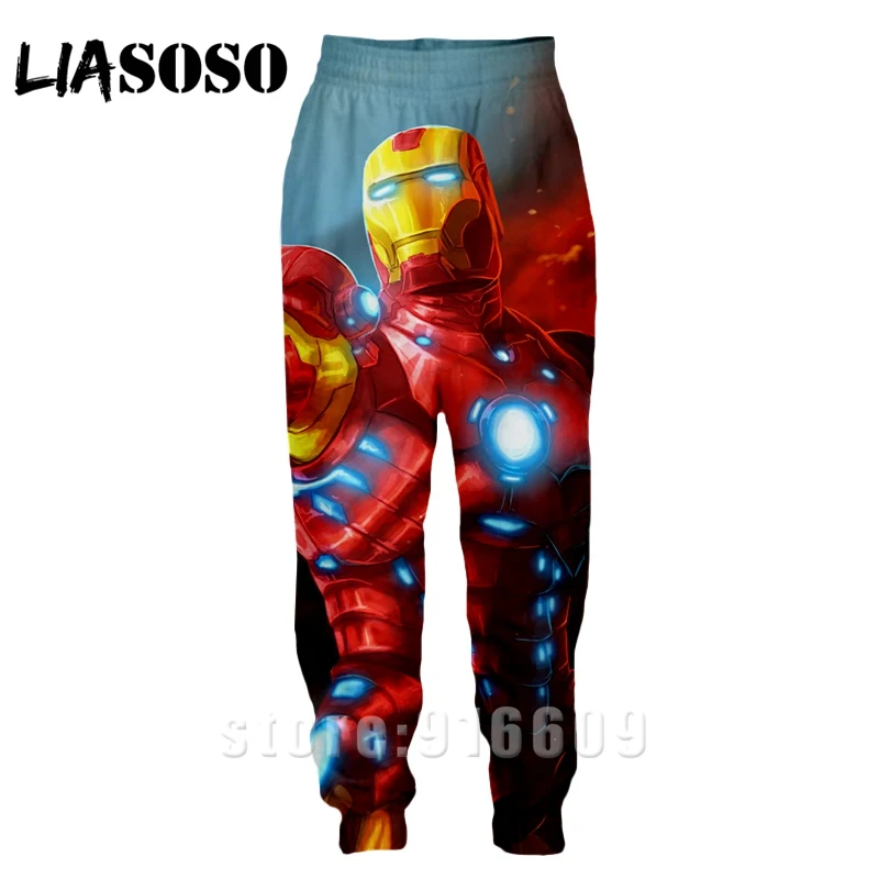 27 3d принт для мужчин и женщин Полная длина jogger дети Sweatpant зимние Железный человек брюки Аниме Мстители повседневные забавные Топ спортивные брюки A251 - Цвет: 27