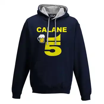 

Hood Sweatshirt Two-Color Football Funny Funny More Football Less Diffide 1 S