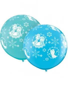

Balloon Anna Elsa and Olaf Round 91cm