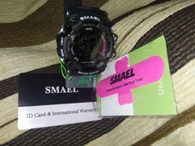 SMAEL-Reloj deportivo de muñeca digital led para hombre, cronógrafo estilo militar del ejército resistente al agua, con cronómetro, masculino, 1802