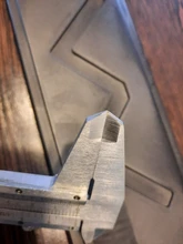 Calibrador Vernier de acero al carbono de 0-150mm, 6 , 0,02mm/0,05mm, escala láser de cuerpo grueso, herramienta de medición de forjado, herramientas de mano de construcción