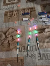 3 unids/lote pesca eléctrica flota noche luz flotadores luminosos Balsa Boya agua fresca Flotador carpa aparejos de pesca sin batería