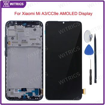 

For Xiaomi MI A3 CC9e LCD Display Touch Screen Digitizer Assembly Replacement With Frame Tools Witrigs Mi A3 Super AMOLED Screen