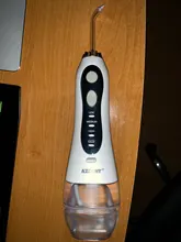 Azdent-irrigador Oral eléctrico portátil, 3 modos, hilo Dental de agua inalámbrico, recargable por USB, limpiador bucal de 300ml