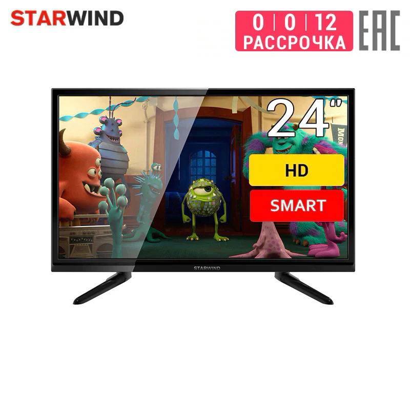 Телевизор 24&quot Starwind SW LED24R401BT2S HD Smart TV|Телевизоры| |