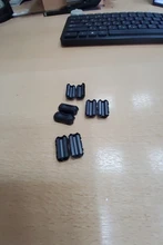 Anillo de núcleo de ferrita para Cable de alimentación, cuentas de Choke RFI EMI, filtro supresor de ruido para Cable de alimentación, Cable de Audio de antena USB de 3,5mm/ 5mm, 5 uds.