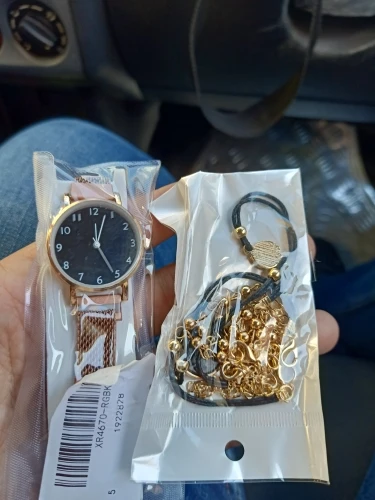 Luxury 5PCS Set Watch For Women Simple Magnet Buckle Rose Gold Ladies Bracelet Quartz Wrist Watch Clock Reloj Mujer Dropshipping