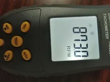 Tacómetro láser Digital, medidor de velocidad de Motor pequeño de prueba de RPM LCD, sin contacto, HS2234 (sin batería)