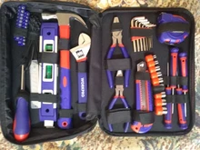 WORKPRO-Juego de Herramientas para el hogar, utensilio doméstico, juego de enchufes, destornilladores, herramientas de reparación para el hogar, herramientas manuales de bricolaje