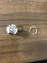 Interruptor de botón de Metal para motor de coche, luz LED de 12/16/19/22mm, impermeable, con enganche momentáneo, interruptor de potencia de 5V, 12V, 24V, 220V, rojo y azul