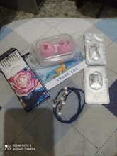 MOONZI marrón avellana anual lentes de contacto de color para los ojos pequeña belleza alumno 2 unids/par grado de miopía receta