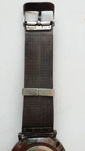 Reloj de pulsera de cuarzo y acero inoxidable para hombre, cronógrafo ultrafino de malla de lujo, masculino, envío gratis