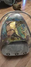 Mochila transparente para transporte de mascotas de gatos y perros, mochila para gatos, mochila para viajes al aire libre, bolsa para mascotas, transpirable, portátil, envío gratuito