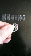 Anillo de silicona Invisible de 8 tamaños, anillo regulador de tamaño, almohadilla de ajuste, artefacto pequeño, reductor, Sizer de anillo compatible con cualquier anillo