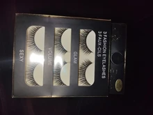 Pestañas postizas efecto 3D, extensión de pestañas de pelo largo de visón, efecto de belleza natural de 3 pares, N.º X11