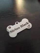 Collar-Accessories Dog-Tag Engraved-Tel Sex-Name-Tag Dogs Kitten Pupp Pet-Dog Stainless-Steel