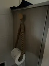 Towel Paper-Holder Storage-Rack Hanging-Rope Toilet-Paper Suction-Cup Wall-Mounted Kitchen