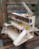 plywood Three-level parking lot with lift, helicopter landing pad and crane constructor kit diy wooden car organizer ► Photo 2/6