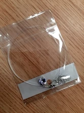 Collar de hilo de pescar transparente para mujer, cadena Invisible de Color plateado, gargantilla de diamantes de imitación para mujer