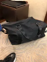Bolso de viaje grande a la moda para mujer, bolso de mano grande, de nailon, bolso de hombro impermeable, para gimnasio y fin de semana