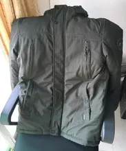 Los hombres de invierno de 2021 nueva gruesa Casual con capucha de lana con capucha Parkas a prueba de agua chaqueta de abrigo de los hombres prendas de vestir de moda bolsillos Parka chaqueta 46-58