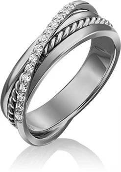 

White Gold cubic zirconia ring