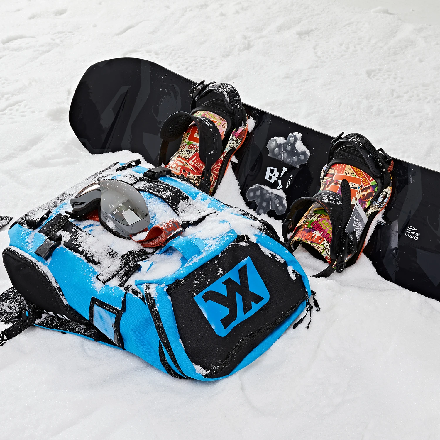2 Stuks Snowboard Stomp Pads, Snowboard Grip Pad Antislip Mat Zelfklevend Spike Stomp Pad Extra Grip Gewatteerd voor Winter Sneeuw Ski Accessoires (Duidelijk