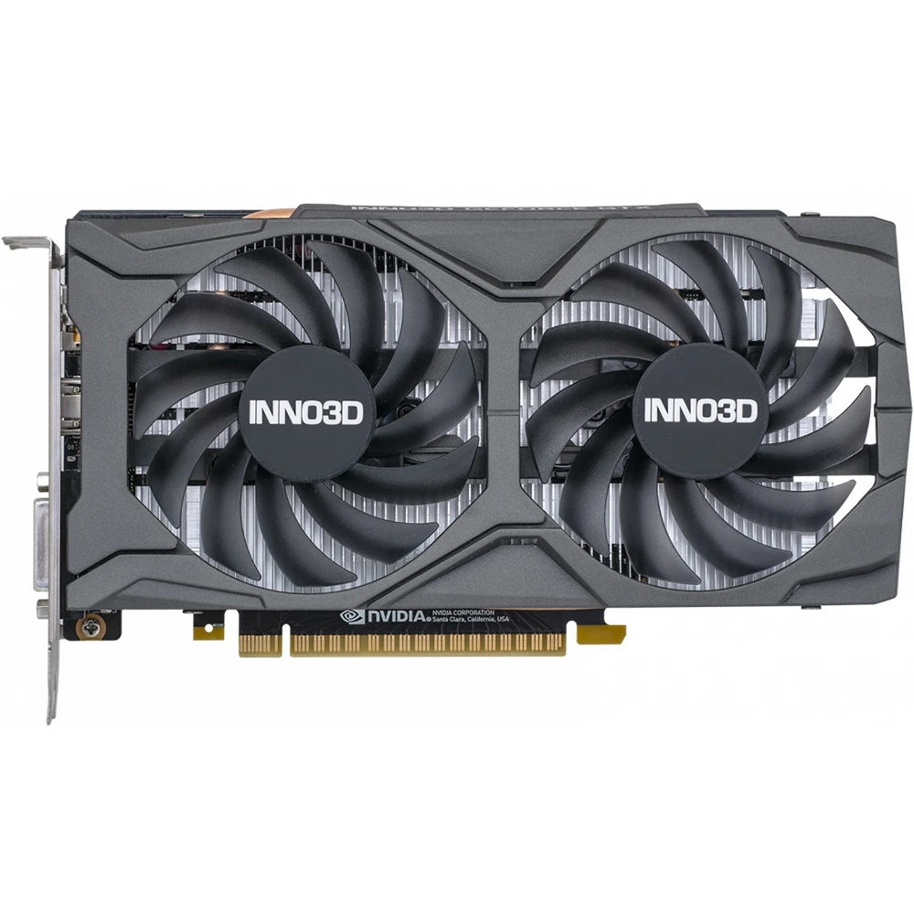 Видеокарта INNO3D Twin nVidia GeForce GTX 1650 Super 1755MHz 4096MB 12000MHz 128 bit RTL [N165S2-04D6X-1720VA31]