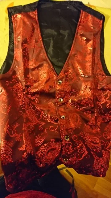 Chaleco cl/ásico floral de cachemira para hombre traje de tweed chaleco slim fit d/ía del padre regalos para pap/á regalo