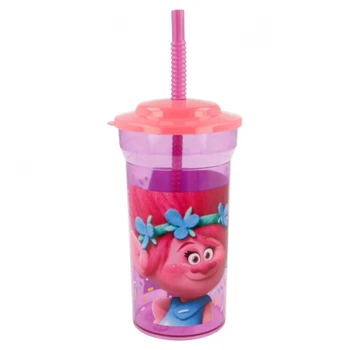 

BASIC CLEAR STRAW TUMBLER 460 ML | TROLLS
