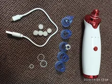 Aparato para limpieza profunda de la piel con espinillas, limpiador con punta de diamante de Zona T para nariz y resto del rostro, para la eliminación de espinillas, succión al vacío