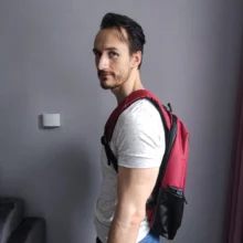 CEAVNI-Mochila impermeable con carga USB para hombre, bolsa de negocios informal Oxford para ordenador portátil de 15,6 pulgadas