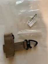 Guante de nailon multiusos, gancho, ventilador militar, guantes tácticos para exteriores, cuerda de escalada, almacenamiento, ajuste, guante para acampada, hebilla colgante