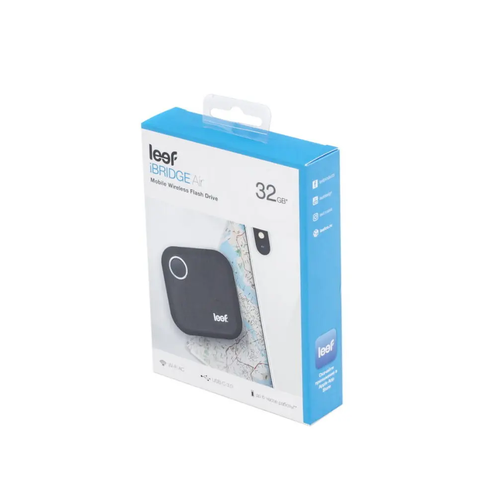 Беспроводной накопитель памяти Leef iBridge Air 32GB, черный(L