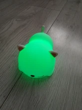 Bedside-Lamp Night-Light Touch-Sensor Remote Bedroom Baby Gift Rechargeable Silicone