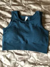 Shirt Underwear Brassiere-Bras Yoga-Crop Fitness Push-Up Cloud Hide Sport Women Top Vest