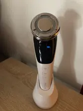 Masajeador Facial EMS con luz LED, terapia de vibración Sónica, eliminación de arrugas, estiramiento de la piel, tratamiento frío caliente, dispositivo de belleza para el cuidado de la piel