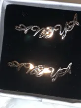 Pendientes personalizados con el nombre, par de pendientes, con cierre de tuerca, personalizados con el nombre, para mujeres