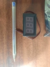 Voltímetro Digital LED de 2 y 3 cables, Detector de voltaje para coche y motocicleta, DC 12V, Monitor de capacidad, color rojo, verde y azul, 0,56 pulgadas