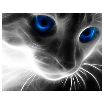 

Аж-1232 Diamond painting "Diamond painting" "Cat's look", 30*40 cm