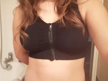 VERTVIE-Sujetadores deportivos con cremallera para mujer, sostén levantador acolchado sin alambre, transpirable, para gimnasio, correr, fitnes y yoga, prenda de talla grande 5XL