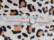 1PC de moda para chicas de cuero niño horas gato negro reloj pulsera de cuarzo estudiantes niños Rosa Reloj análogo reloj relojes de pulsera
