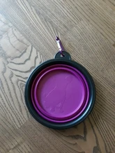 Dish Dog-Bowl Food-Container Water-Feeder Foldable Travel Silicone Puppy Outdoor Doggy