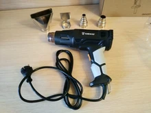 DEKO-pistola de aire caliente DKHG03, 220V, 2000W, avanzada, ajustable con cuatro boquillas, pistola de calor eléctrica