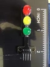 Módulo de semáforo Led 5V salida de señal digital Módulo de semáforo/brillo ordinario 3 Control separado de luz