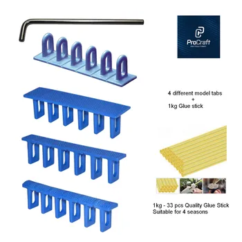 

Procraft Paint Dent Repair Tool Auto Body Dent Paintless Repair Auto PDR Tool kit Dent Puller Plastic Glue Tabs Set
