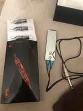 Kit de máquina profesional de tatuajes con fuente de alimentación, bolígrafo rotativo, con cartuchos de agujas, para maquillaje permanente, cejas, micropúas