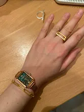 Relojes de malla de acero inoxidable con diamantes de imitación para mujer, esfera de nácar rectangular, Retro, Japón