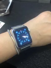 Milanese-Correa de reloj para Apple Watch, pulsera de acero inoxidable para hombre y mujer, 38mm, 42mm, 44mm, 40mm, 3 4 5 6 SE