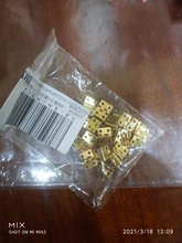 20 unids/lote bisagras de la puerta del gabinete Chapado en latón Mini bisagra decorativo pequeño joyería de madera caja de accesorios de muebles